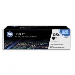 HP Pack de 2 toners noirs 125