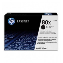 HP Toner laser noir 80X