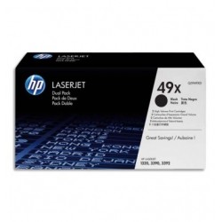 HP Lot de 2 toners noir 49X